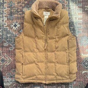 L.L. Bean Brown Quilted Vest